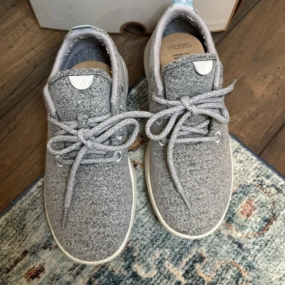 Allbirds women's wool runners Dapple Grey (Cream Sole) size 8 - Picture 3 of 10